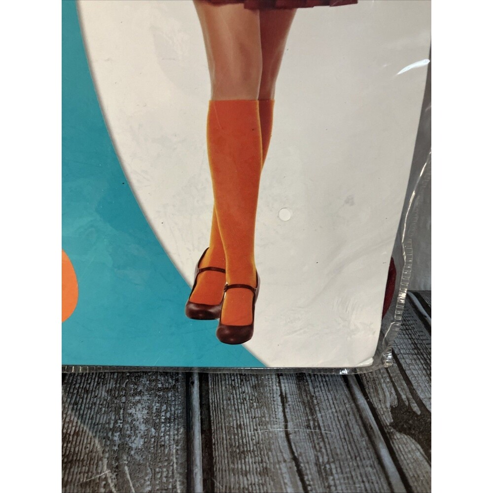 New In Package Velma Costume Complete Scooby-Doo Halloween Party Adult XS 0-2 - Picture 6 of 11